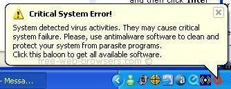 VirusBursters False Alert