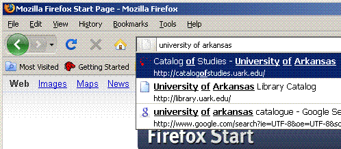 Firefox Awesome Bar